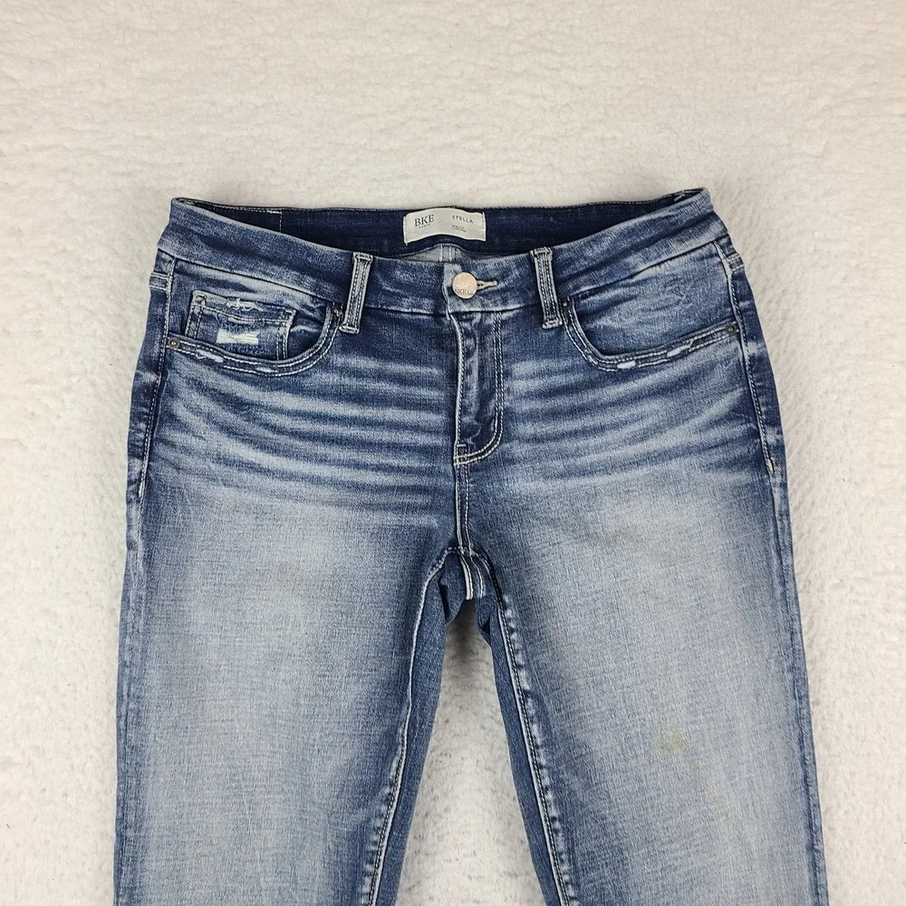Buckle Jeans Womens 30 Blue Stella Slim Fit Low Rise Medium Wash BKE Denim *